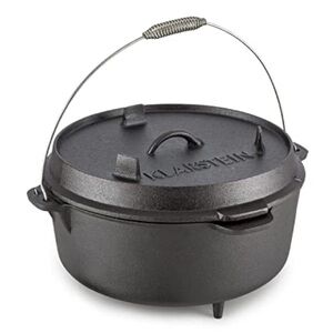 New Klarstein Gray Cast Iron Dutch Oven